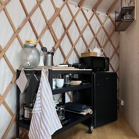 Lüks kamp alanı Yary Yurt Všeruby